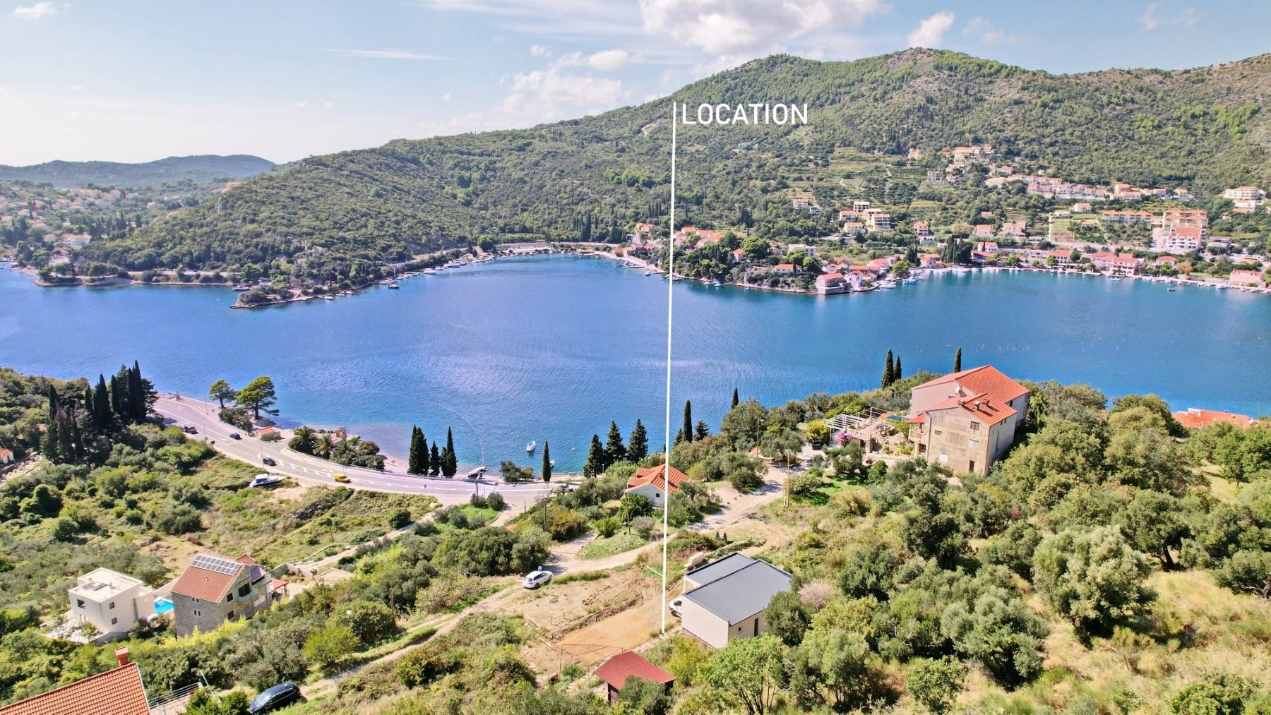 Vila s bazenom na atraktivnoj poziciji s pogledom na more | U izgradnji | Dubrovnik okolica, Zaton