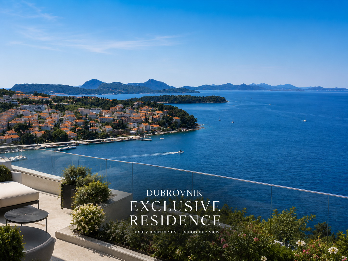 NOVOGRADNJA | DUBROVNIK EXCLUSIVE RESIDENCE | Luksuzan stan 122 m2 | 3 SS | 2. kat | Panoramski pogled na more