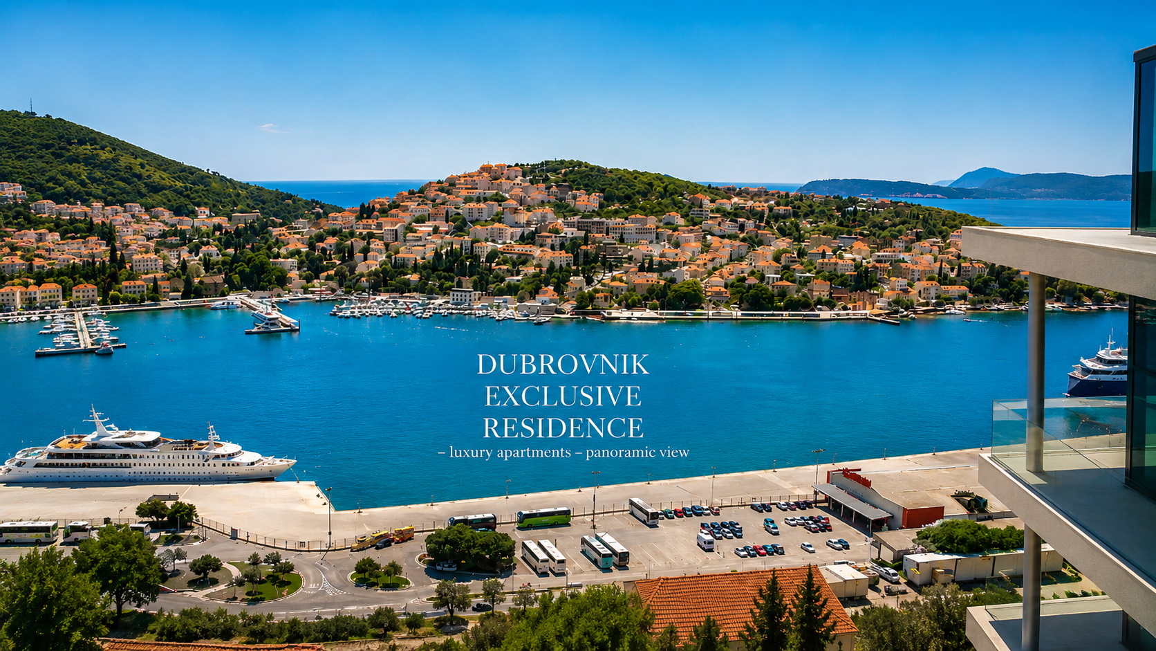 NOVOGRADNJA | DUBROVNIK EXCLUSIVE RESIDENCE | Stan 90 m2 | 2 SS | 2. kat | Panoramski pogled na more