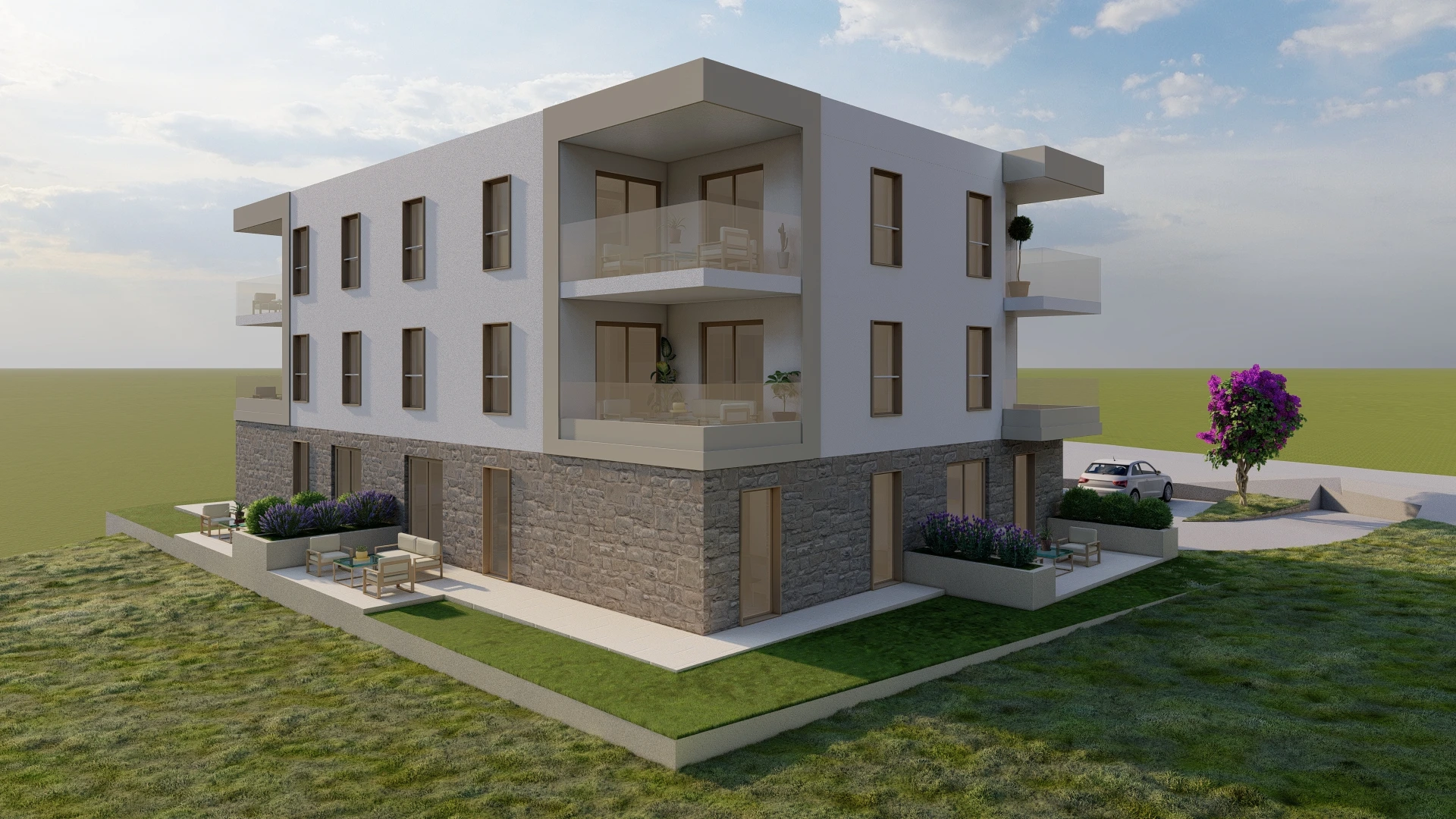 EKSKLUZIVNA PRODAJA IMB | NOVOGRADNJA | Stan 90 m2 | 3 SS | Dubrovnik okolica, Zvekovica