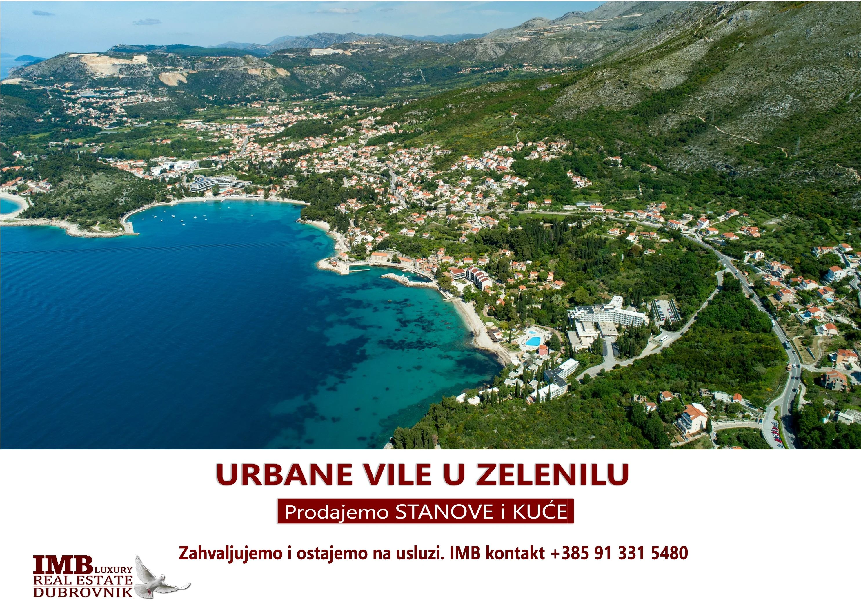 NOVOGRADNJA kompleks urbanih vila u zelenilu | Stan 109 m2 | 3 SS | Župa dubrovačka - EKSKLUZIVNA PRODAJA IMB